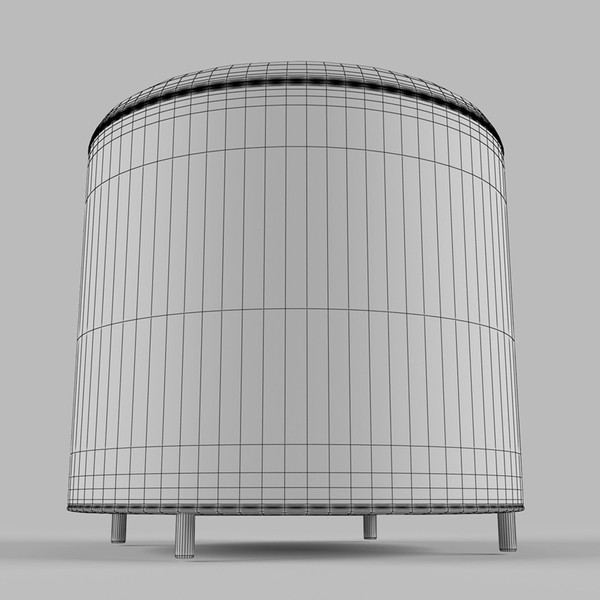padded stool 3d max - Padded stool_02 by mifody